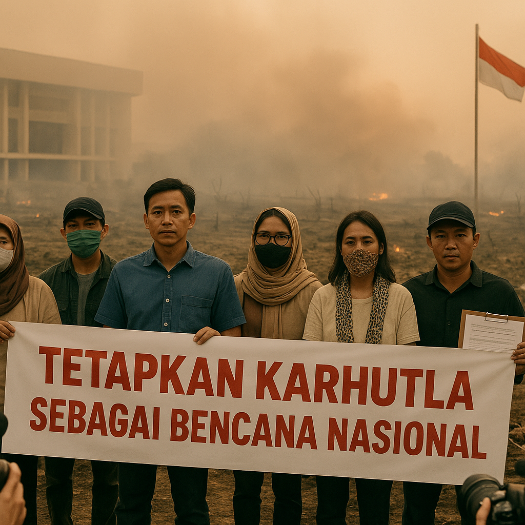 Pemerintah Diminta Tetapkan Status Karhutla Bencana Nasional