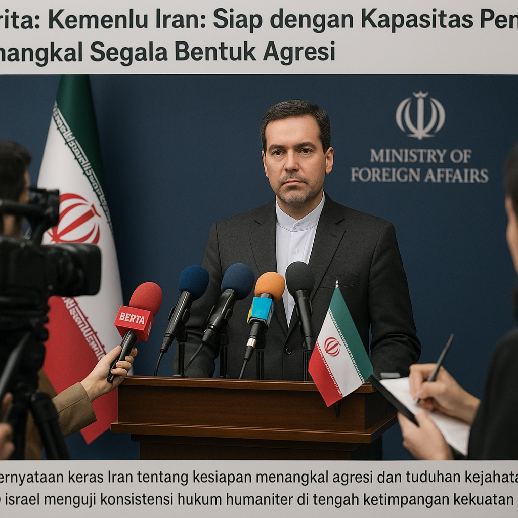 Kemenlu Iran: Siap dengan Kapasitas Penuh untuk Menangkal Segala Bentuk Agresi