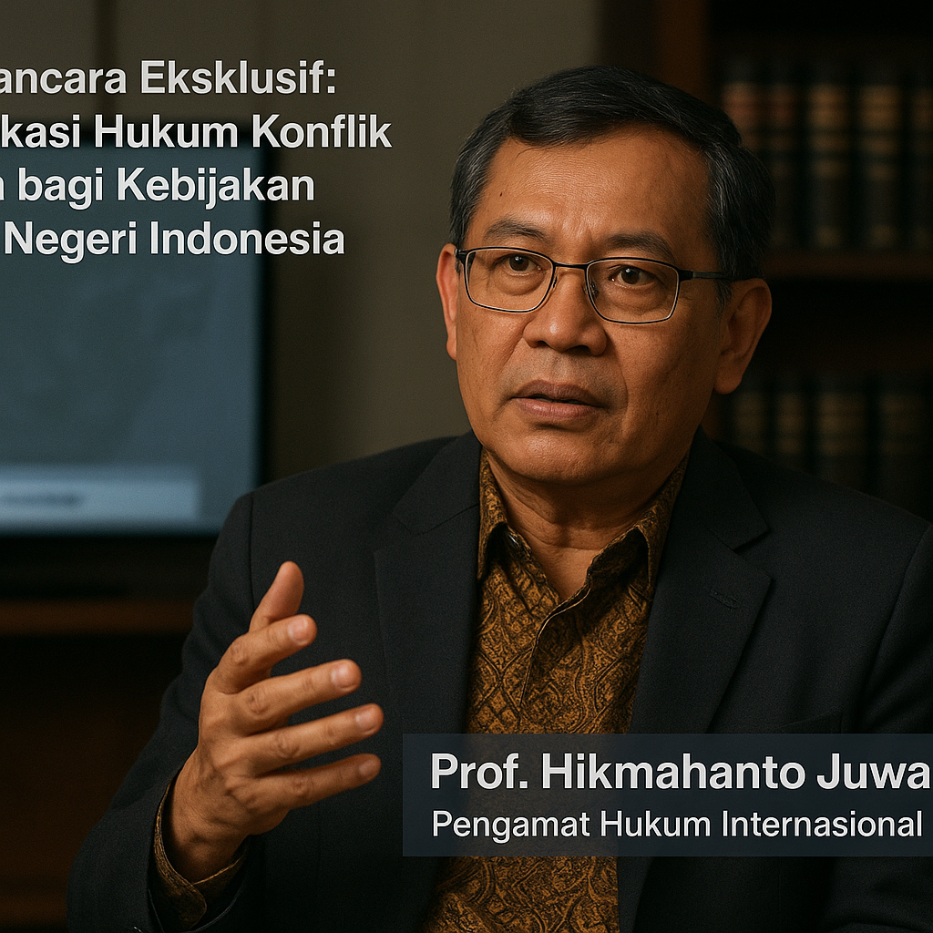 Wawancara Eksklusif: Prof. Hikmahanto Juwana tentang Implikasi Hukum Konflik Gaza bagi Kebijakan Luar Negeri Indonesia