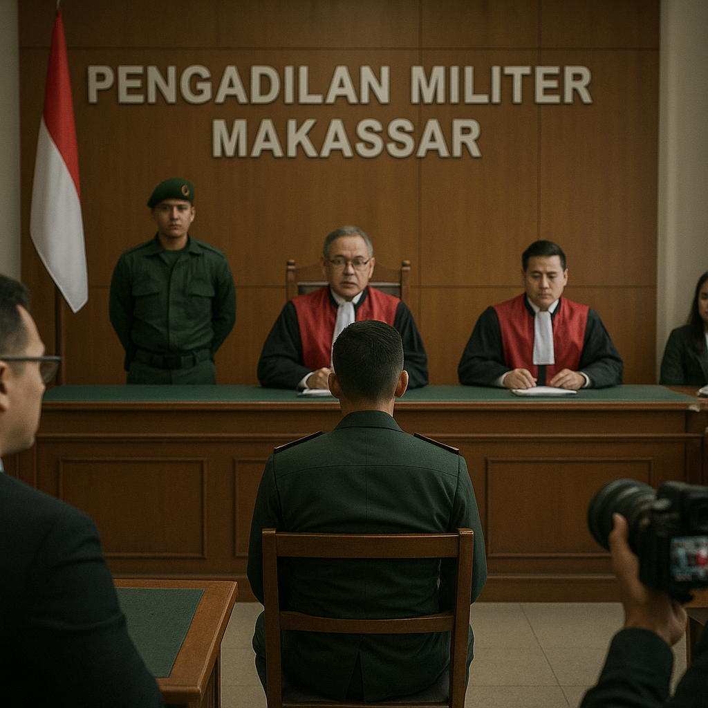Pengadilan Militer Makassar Vonis Letnan Kolonel Terkait Operasi di Papua: Pelanggaran HAM Berat atau Sekadar Disiplin?