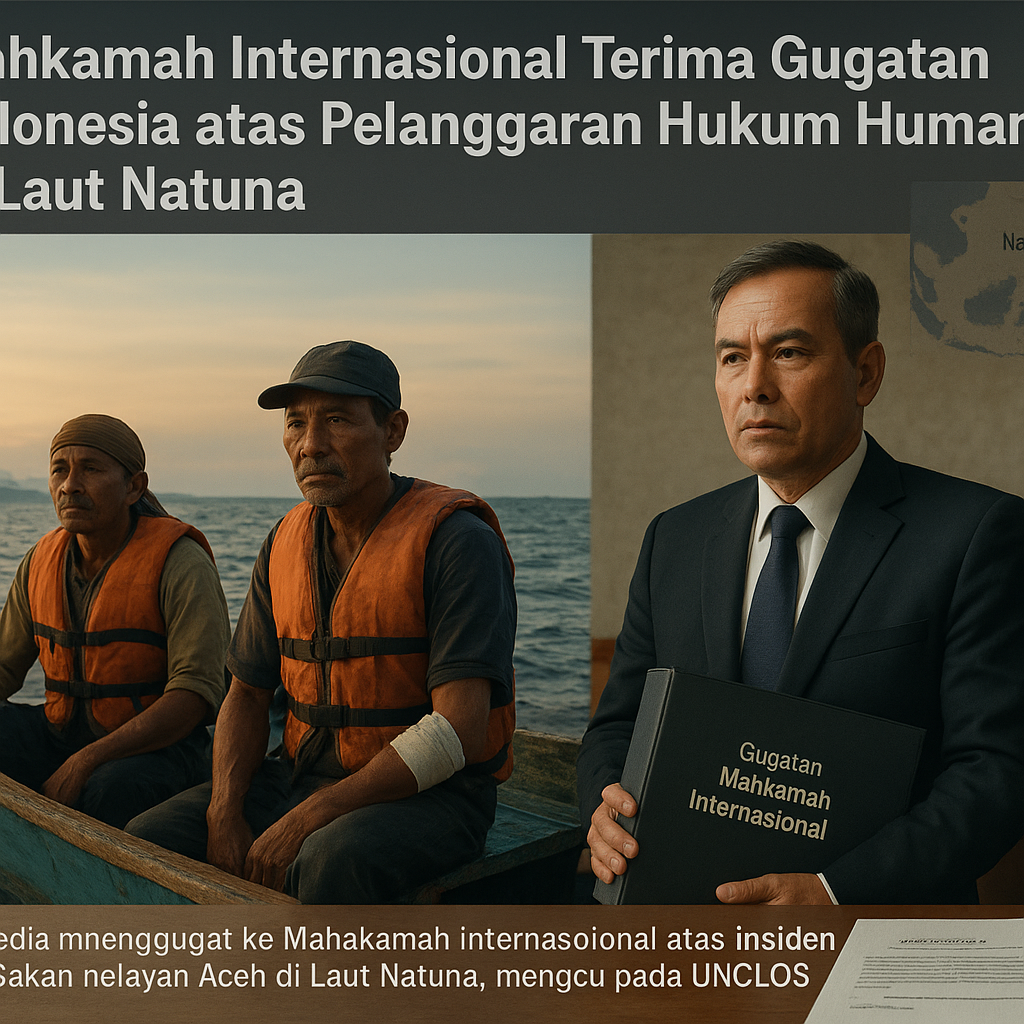 Mahkamah Internasional Terima Gugatan Indonesia atas Pelanggaran Hukum Humaniter di Laut Natuna