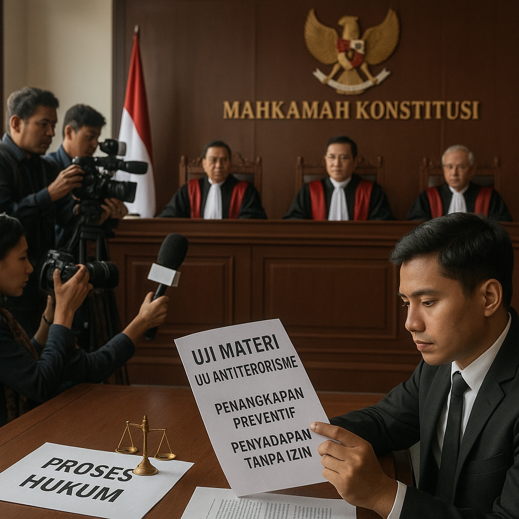 Mahkamah Konstitusi Gelar Sidang Uji Materi UU Antiterorisme: Ancaman terhadap Prinsip Due Process