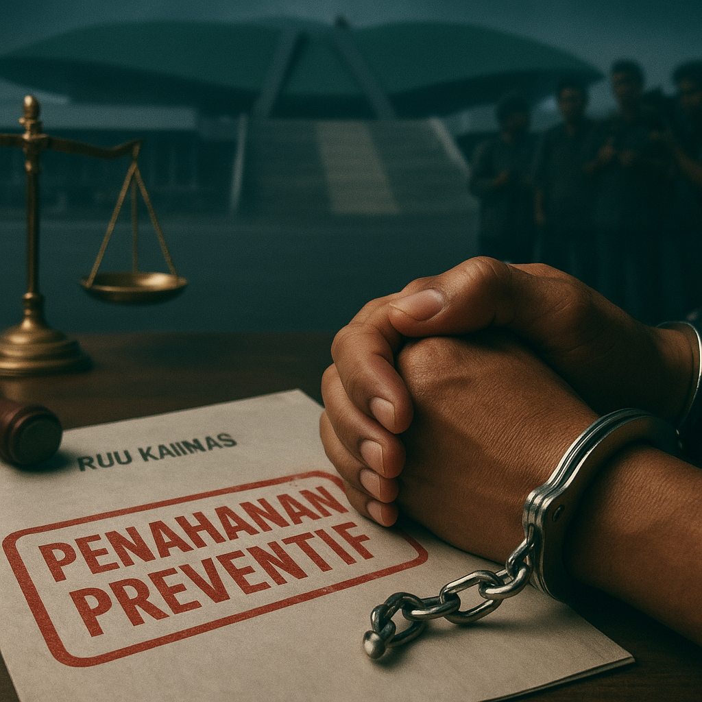 Kebijakan 'Penahanan Preventif' dalam RUU Kamnas: Ancaman terhadap Prinsip Due Process of Law