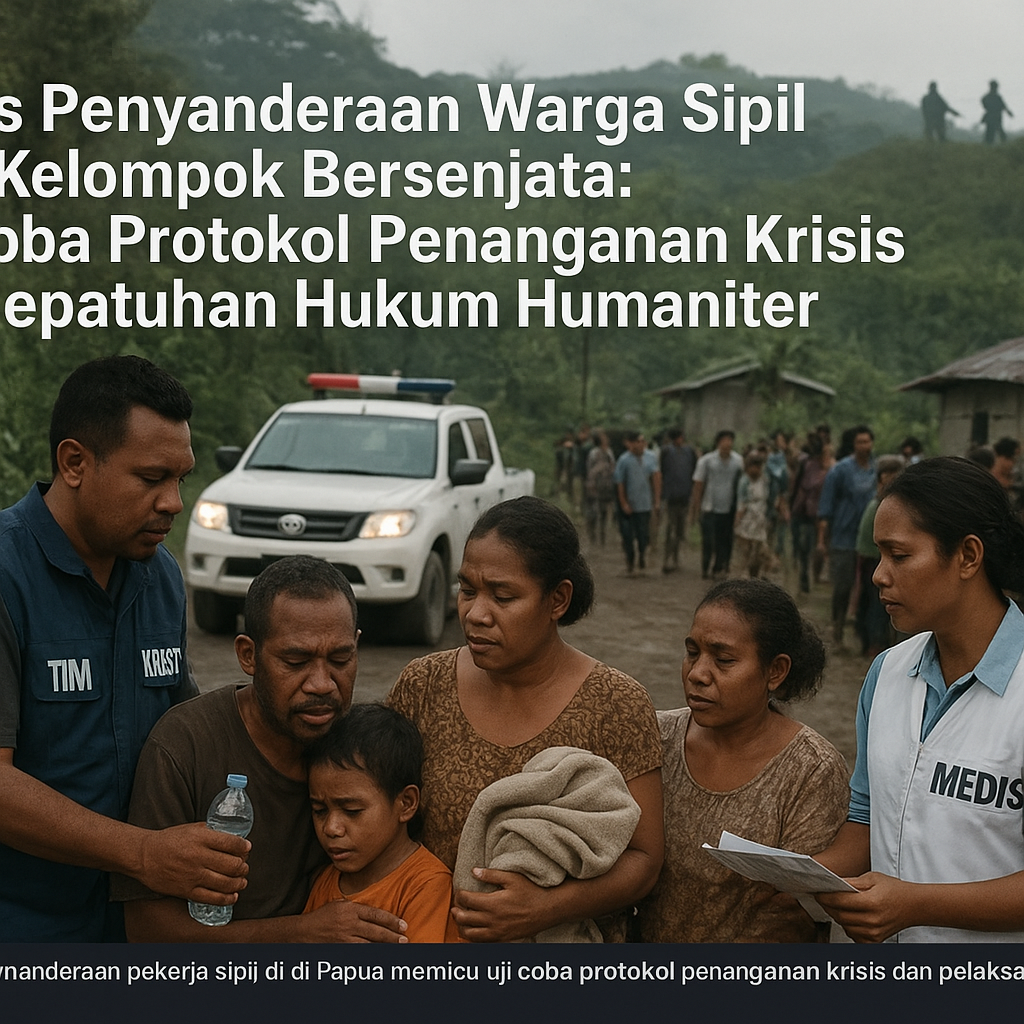 Kasus Penyanderaan Warga Sipil oleh Kelompok Bersenjata: Uji Coba Protokol Penanganan Krisis dan Kepatuhan Hukum Humaniter