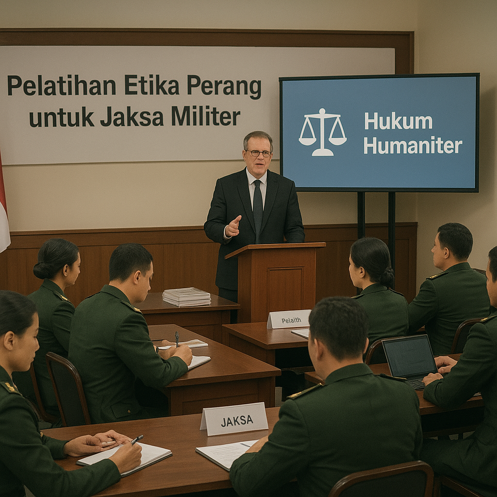 Pelatihan Etika Perang untuk Jaksa Militer: Upaya Konkret Menginternalisasi Norma Hukum Humaniter dalam Sistem Peradilan Militer