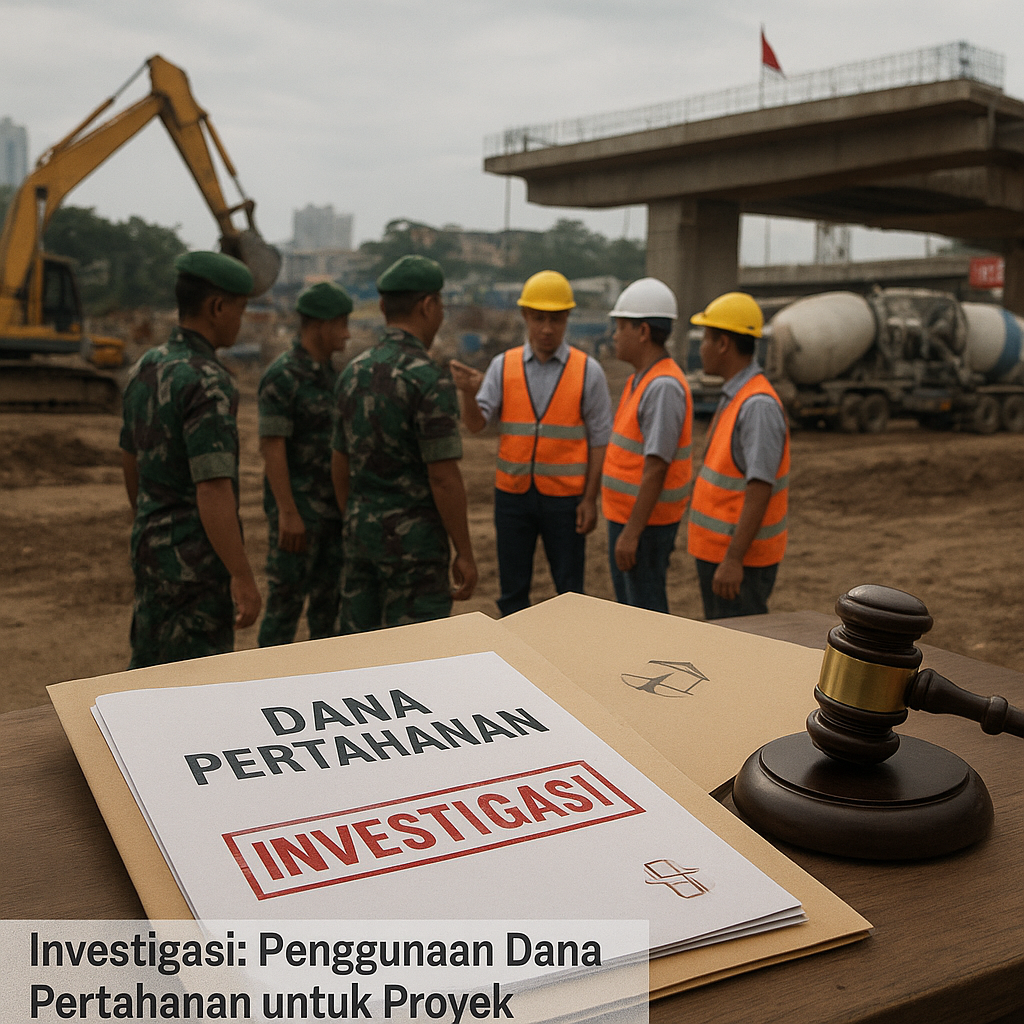 Investigasi: Penggunaan Dana Pertahanan untuk Proyek Infrastruktur Sipil dan Pertanyaan tentang Appropriateness Legal