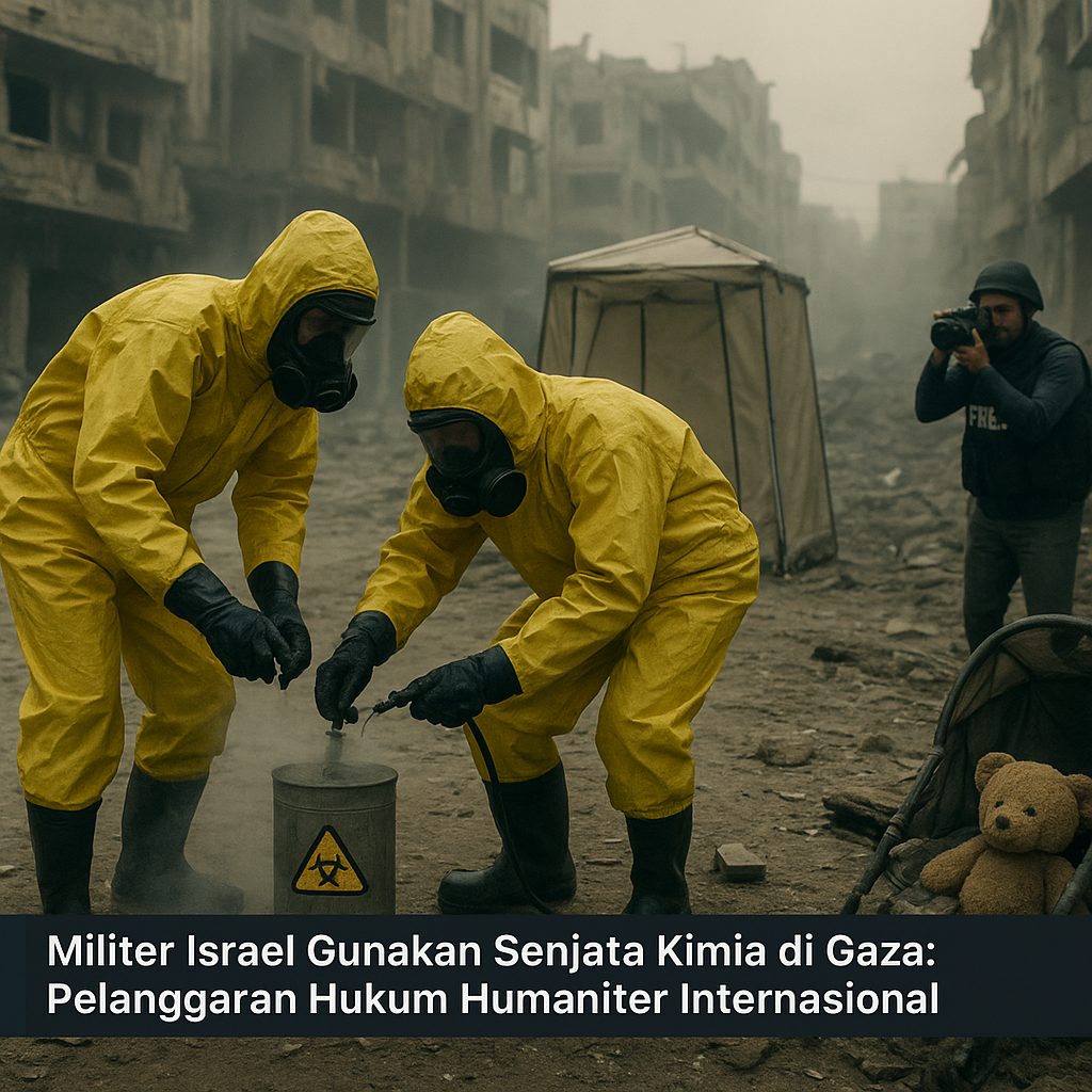 Militer Israel Gunakan Senjata Kimia di Gaza: Pelanggaran Hukum Humaniter Internasional