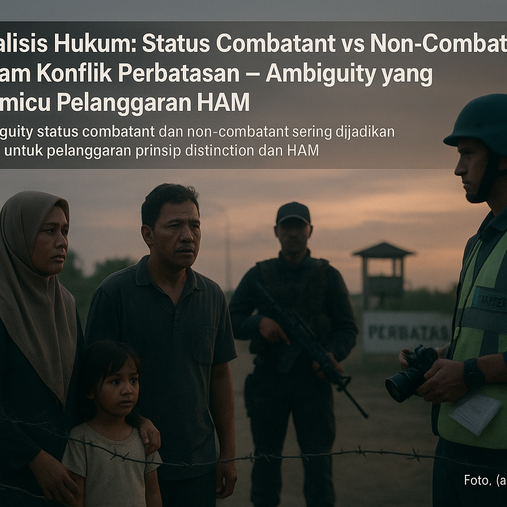 Analisis Hukum: Status Combatant vs Non-Combatant dalam Konflik Perbatasan – Ambiguity yang Memicu Pelanggaran HAM
