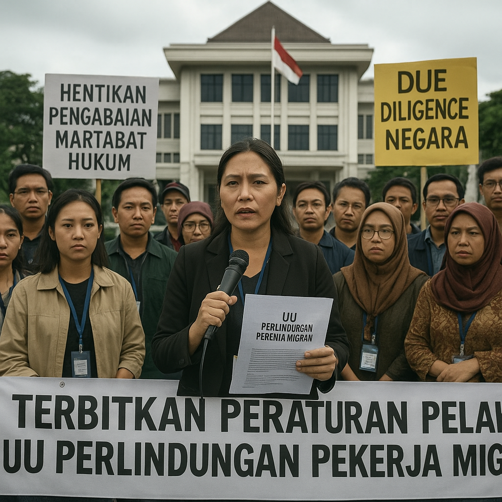 Koalisi LSM Desak Pemerintah Terbitkan Peraturan Pelaksana UU Perlindungan Pekerja Migran yang Mandek