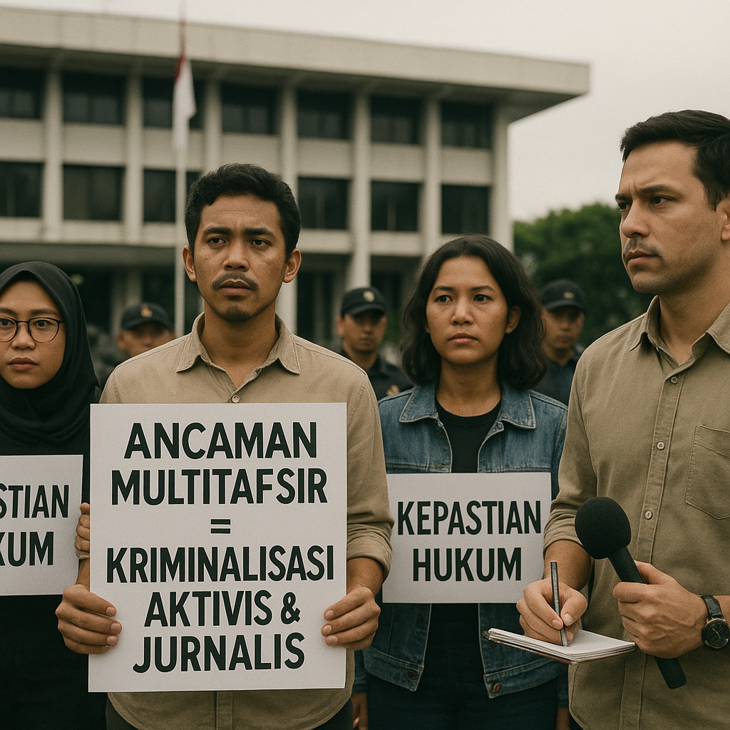 ICJR Kritik RUU Keamanan Nasional: Multitafsir 'Ancaman' Bisa Kriminalisasi Aktivis dan Jurnalis