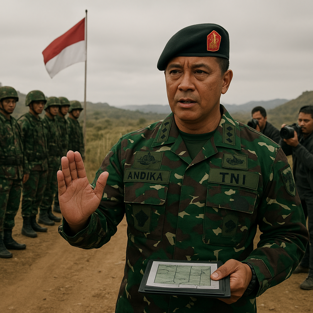 Panglima TNI Tinjau Penempatan Pasukan di Perbatasan, Tekankan Kode Etik Prajurit