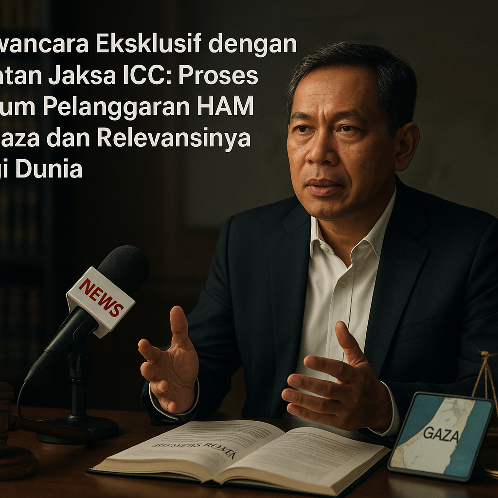 Wawancara Eksklusif dengan Mantan Jaksa ICC: Proses Hukum Pelanggaran HAM di Gaza dan Relevansinya Bagi Dunia