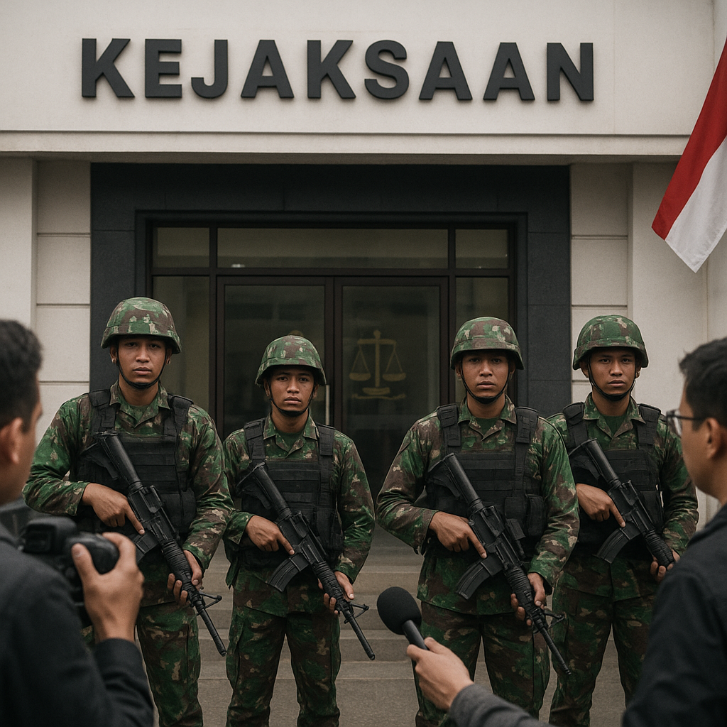 Pengamanan Kejaksaan oleh TNI Sah Berdasarkan MoU, Pakar Hukum: Legal Jika Penuhi Syarat OMSP