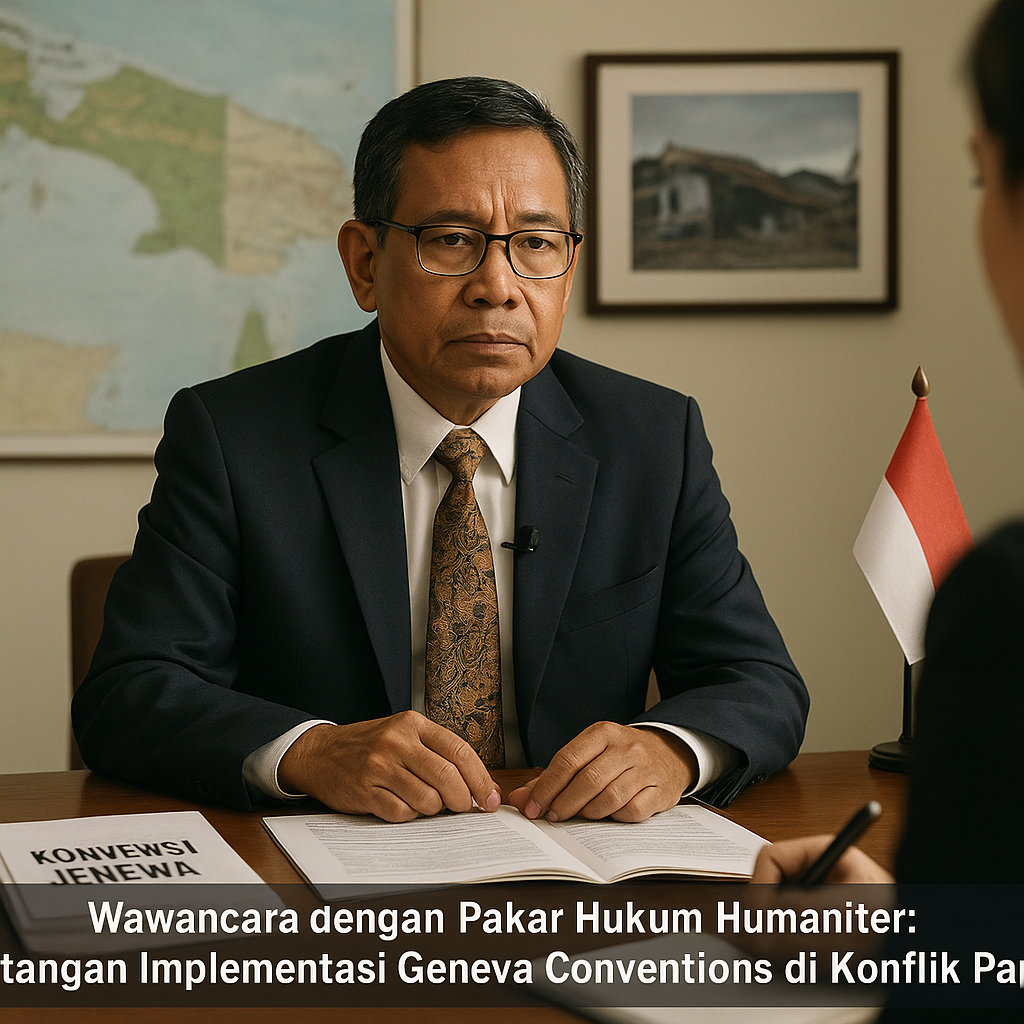 Wawancara dengan Pakar Hukum Humaniter: Tantangan Implementasi Geneva Conventions di Konflik Papua