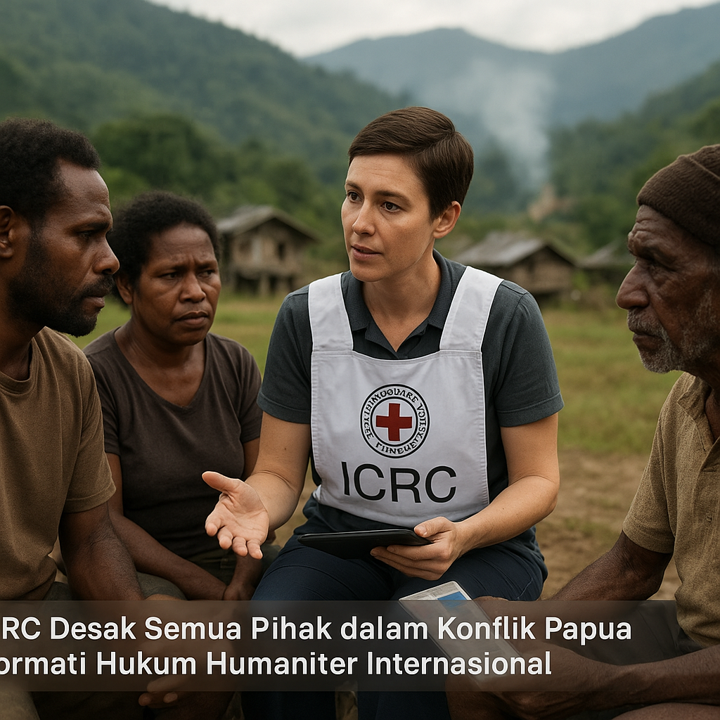 ICRC Desak Semua Pihak dalam Konflik Papua Hormati Hukum Humaniter Internasional