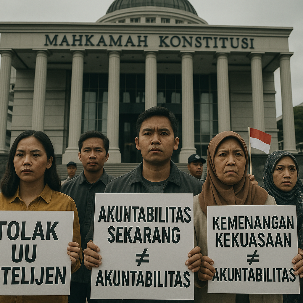 Mahkamah Konstitusi Tolak Pengujian UU Intelijen, Aktivis: Kemenangan Kekuasaan atas Akuntabilitas