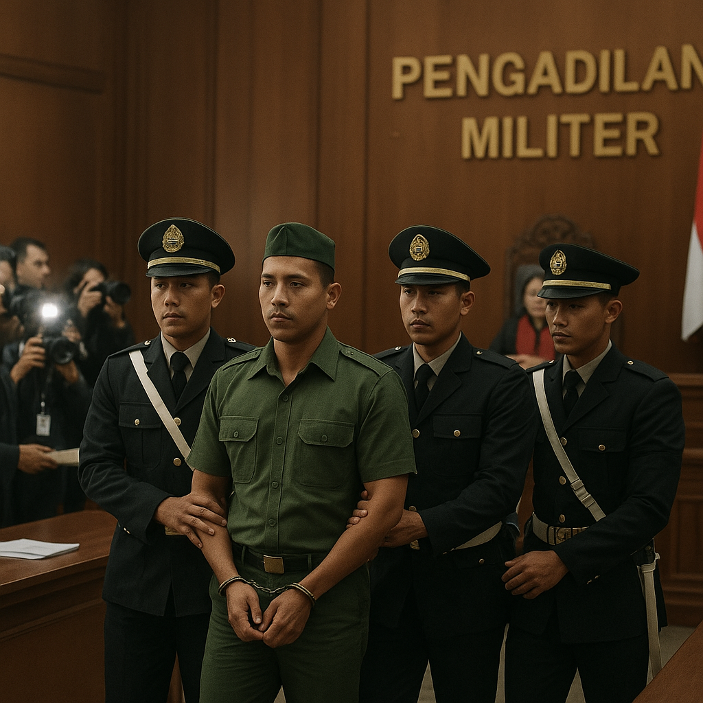 Perkara Pembunuhan Kacab Bank BUMN, Tiga Anggota TNI Hadapi Tuntutan Hari Ini