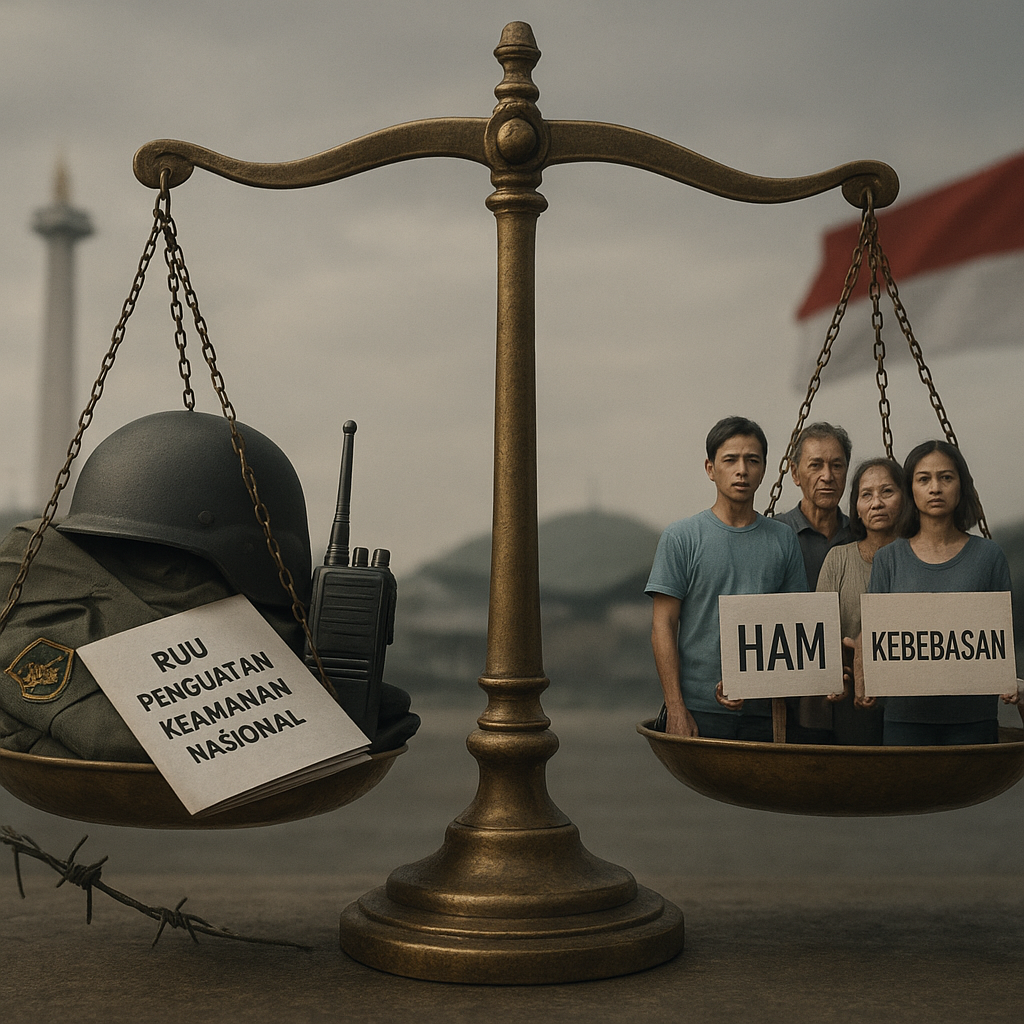 Kebijakan Keamanan Nasional dan Keseimbangan dengan Hak Asasi Manusia: Analisis terhadap RUU Penguatan Keamanan Negara
