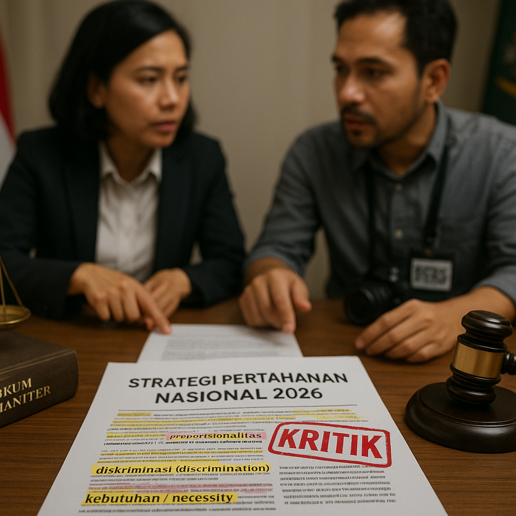 Kritik terhadap Dokumen Strategi Pertahanan Nasional 2026: Perspektif Hukum Humaniter