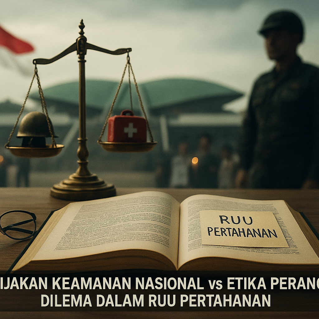 Kebijakan Keamanan Nasional vs Etika Perang: Dilema dalam RUU Pertahanan