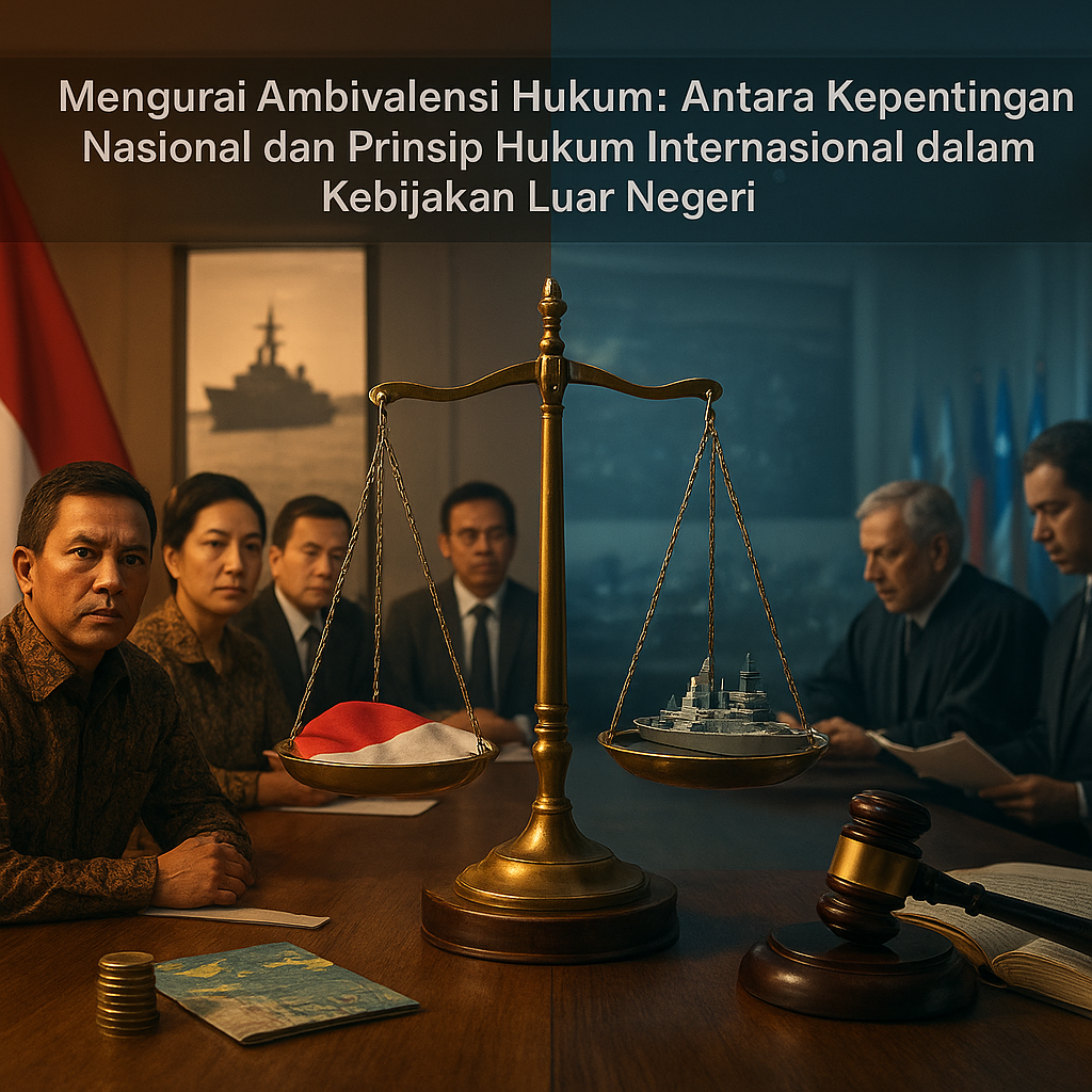 Mengurai Ambivalensi Hukum: Antara Kepentingan Nasional dan Prinsip Hukum Internasional dalam Kebijakan Luar Negeri