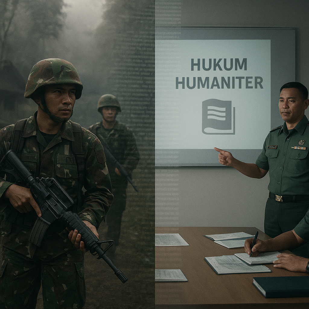 Pentingnya Pendidikan Hukum Humaniter bagi TNI: Menjaga Martabat di Tengah Operasi Kontra-Insurgenyi