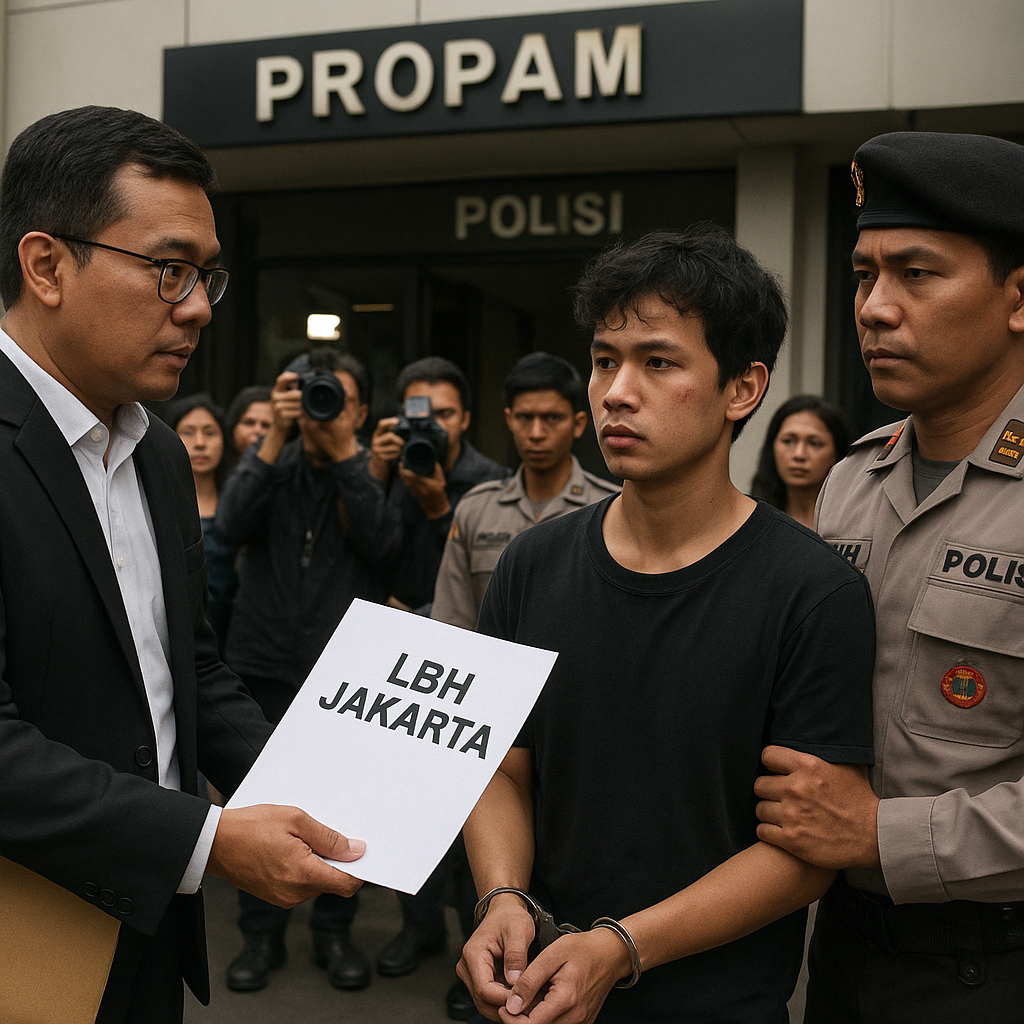 LBH Jakarta Laporkan Polisi ke Propam Terkait Dugaan Kekerasan dalam Penangkapan Aktivis