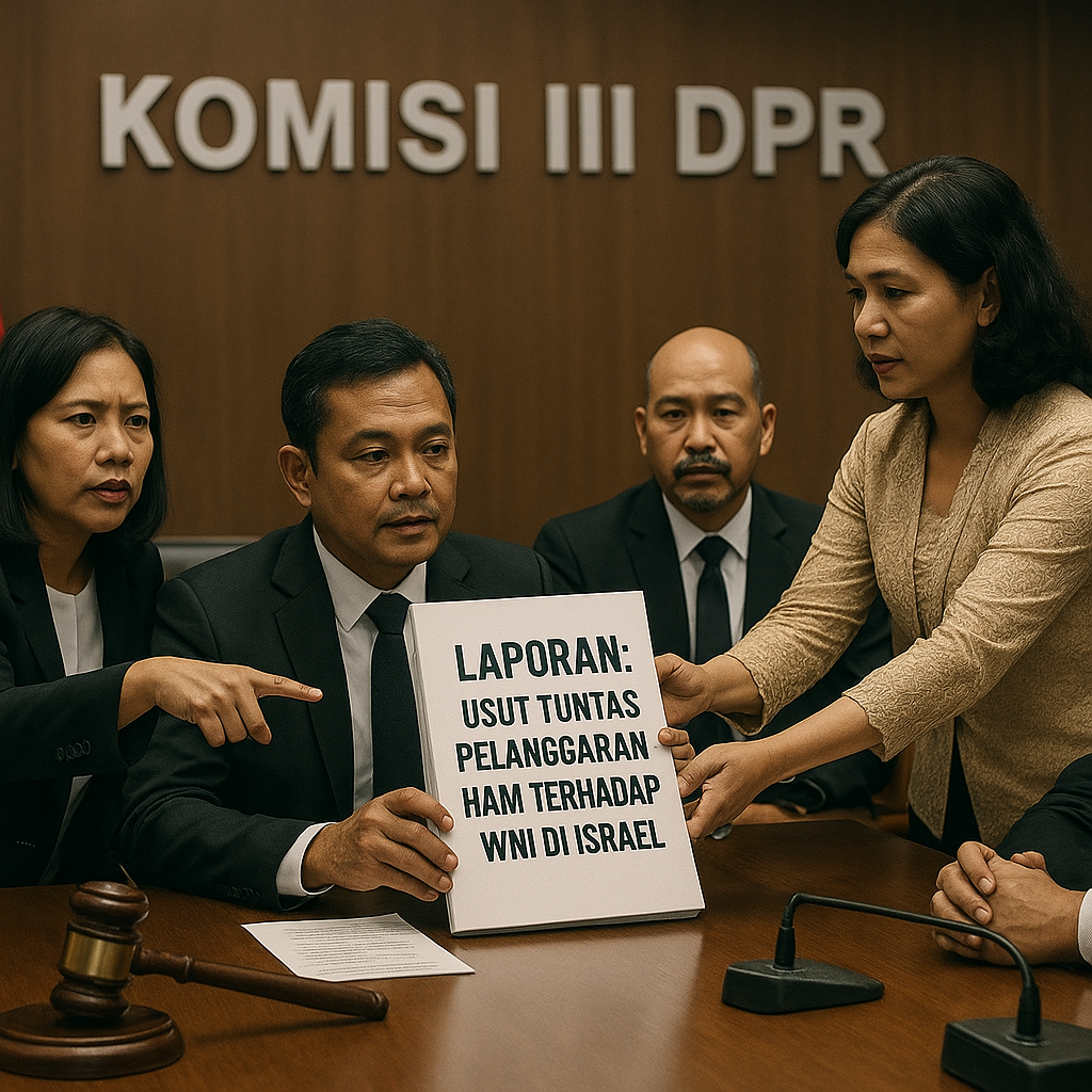 Komisi III DPR Desak Pemerintah Usut Tuntas Pelanggaran HAM terhadap WNI di Israel