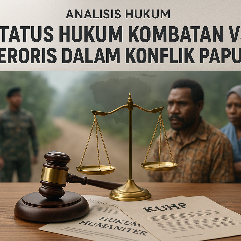 Analisis Hukum: Status Hukum Kombatan vs Teroris dalam Konflik Papua