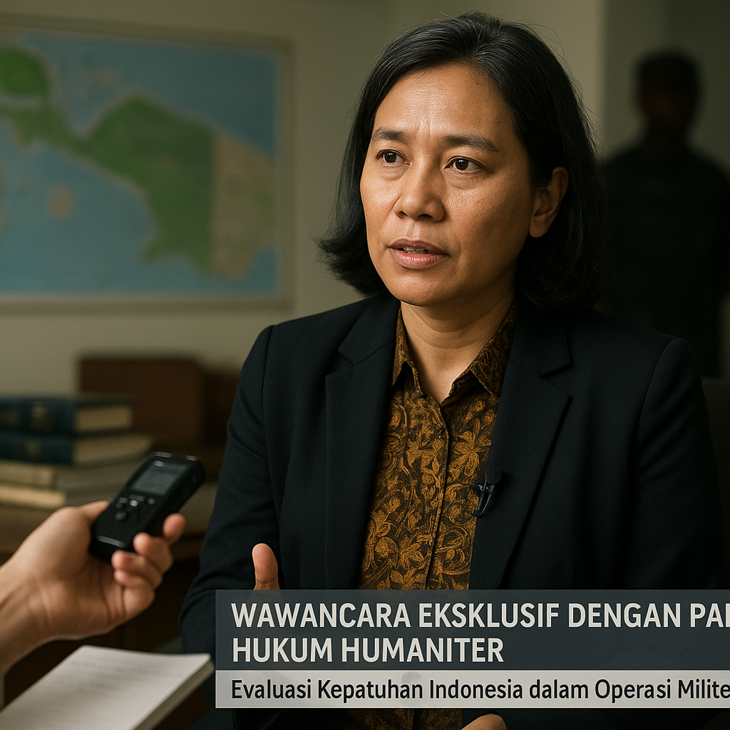 Wawancara Eksklusif dengan Pakar Hukum Humaniter: Evaluasi Kepatuhan Indonesia dalam Operasi Militer