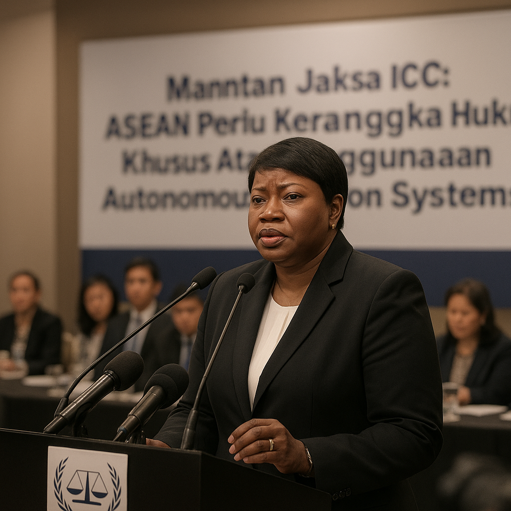 Mantan Jaksa ICC: ASEAN Perlu Kerangka Hukum Khusus Atas Penggunaan Autonomous Weapon Systems