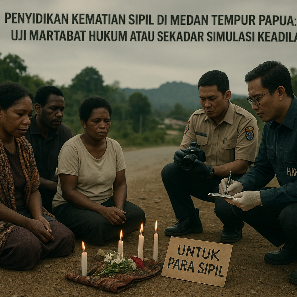 Penyidikan Kematian Sipil di Medan Tempur Papua: Uji Martabat Hukum atau Sekadar Simulasi Keadilan?