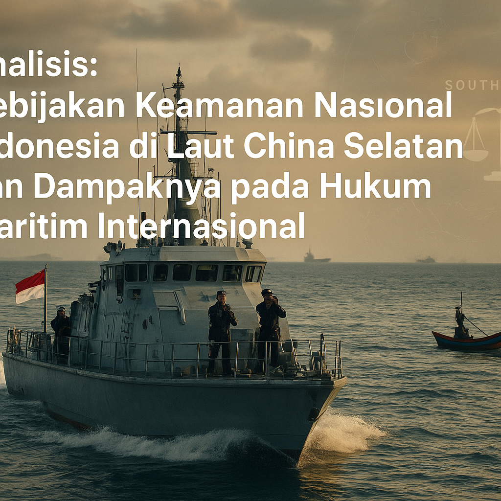 Analisis: Kebijakan Keamanan Nasional Indonesia di Laut China Selatan dan Dampaknya pada Hukum Maritim Internasional