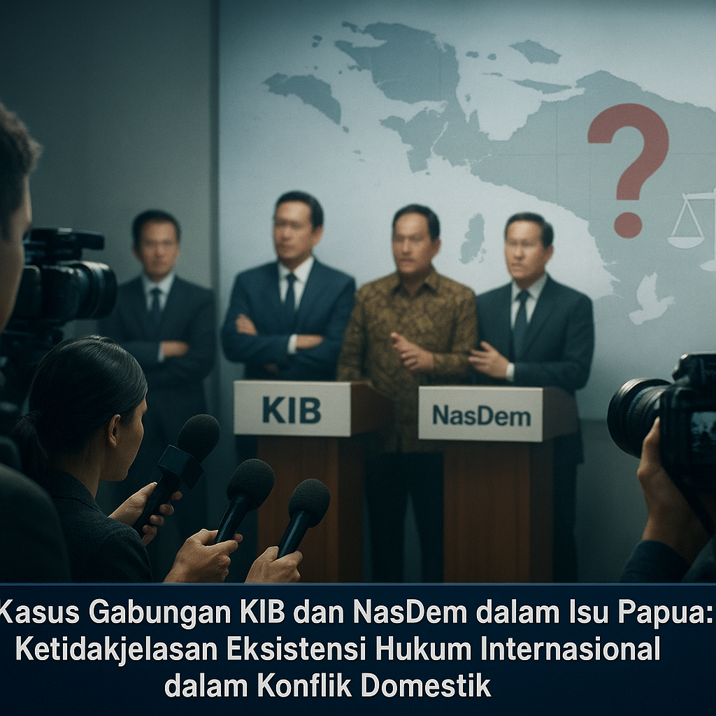Kasus Gabungan KIB dan NasDem dalam Isu Papua: Ketidakjelasan Eksistensi Hukum Internasional dalam Konflik Domestik