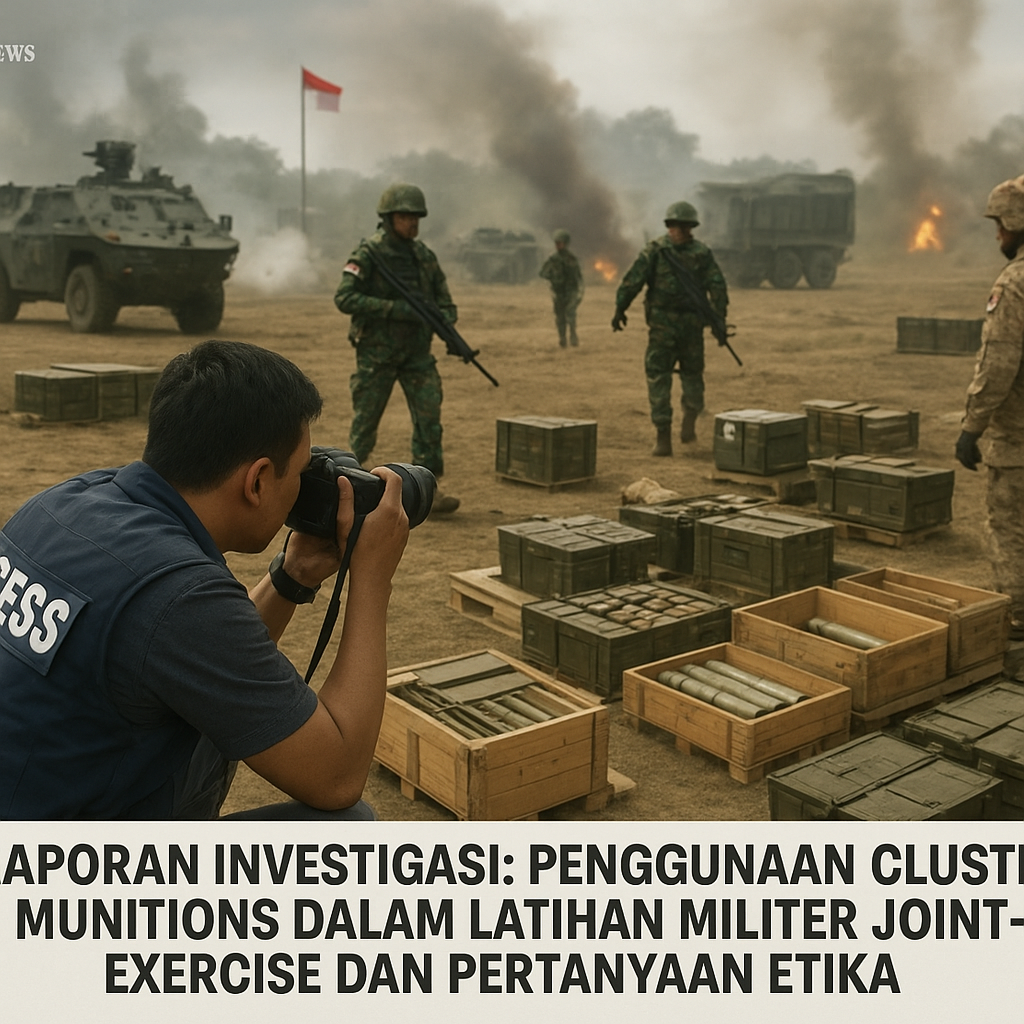 Laporan Investigasi: Penggunaan Cluster Munitions dalam Latihan Militer Joint-Exercise dan Pertanyaan Etika