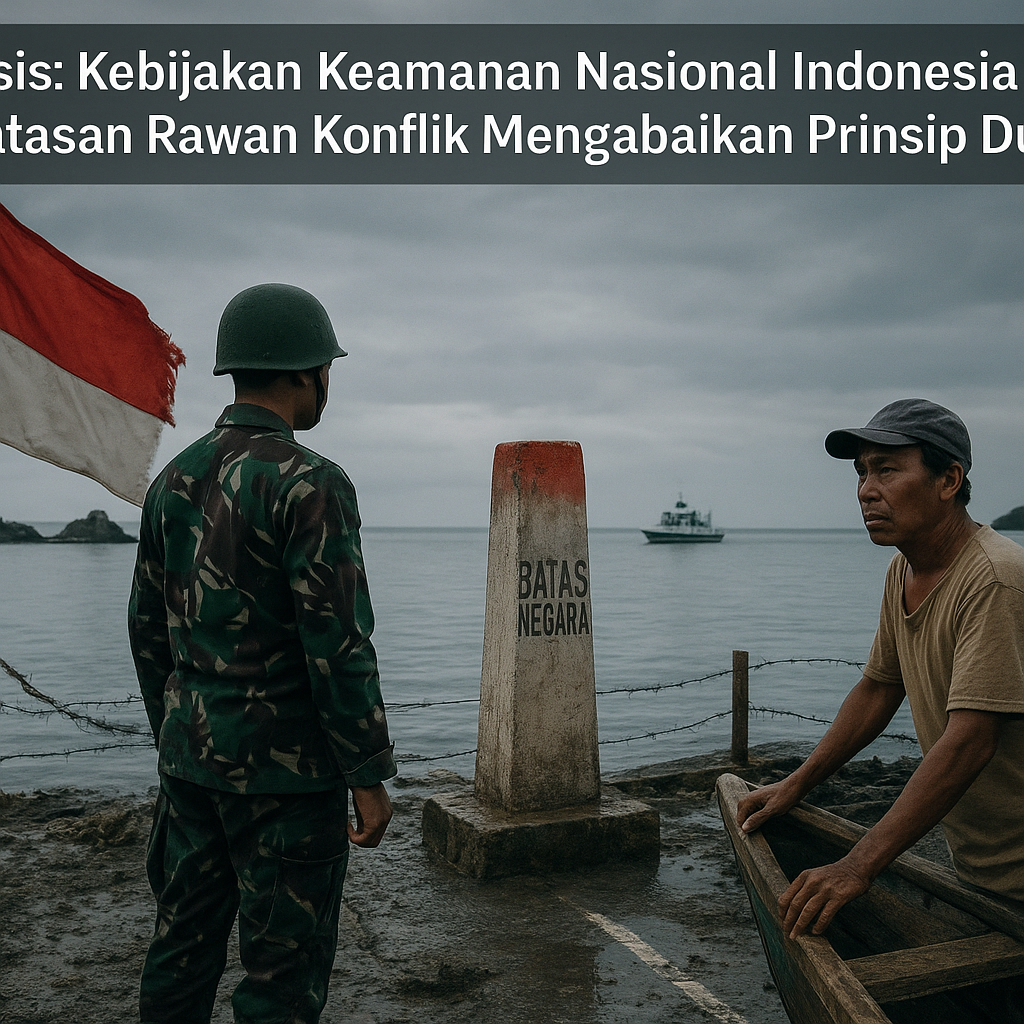 Analisis: Kebijakan Keamanan Nasional Indonesia di Perbatasan Rawan Konflik Mengabaikan Prinsip Due Diligence