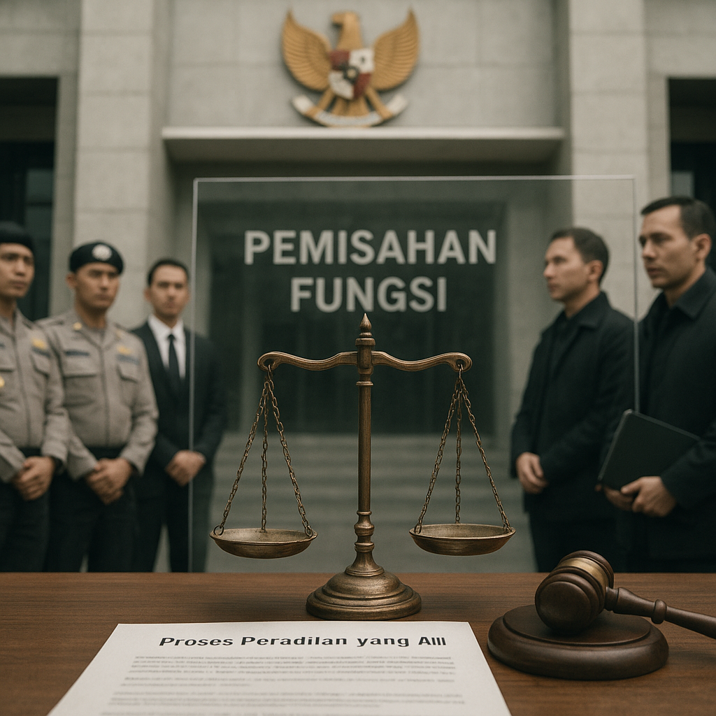 Pentingnya Memisahkan Institusi Intelijen dari Aparat Penegak Hukum untuk Jaminan Due Process