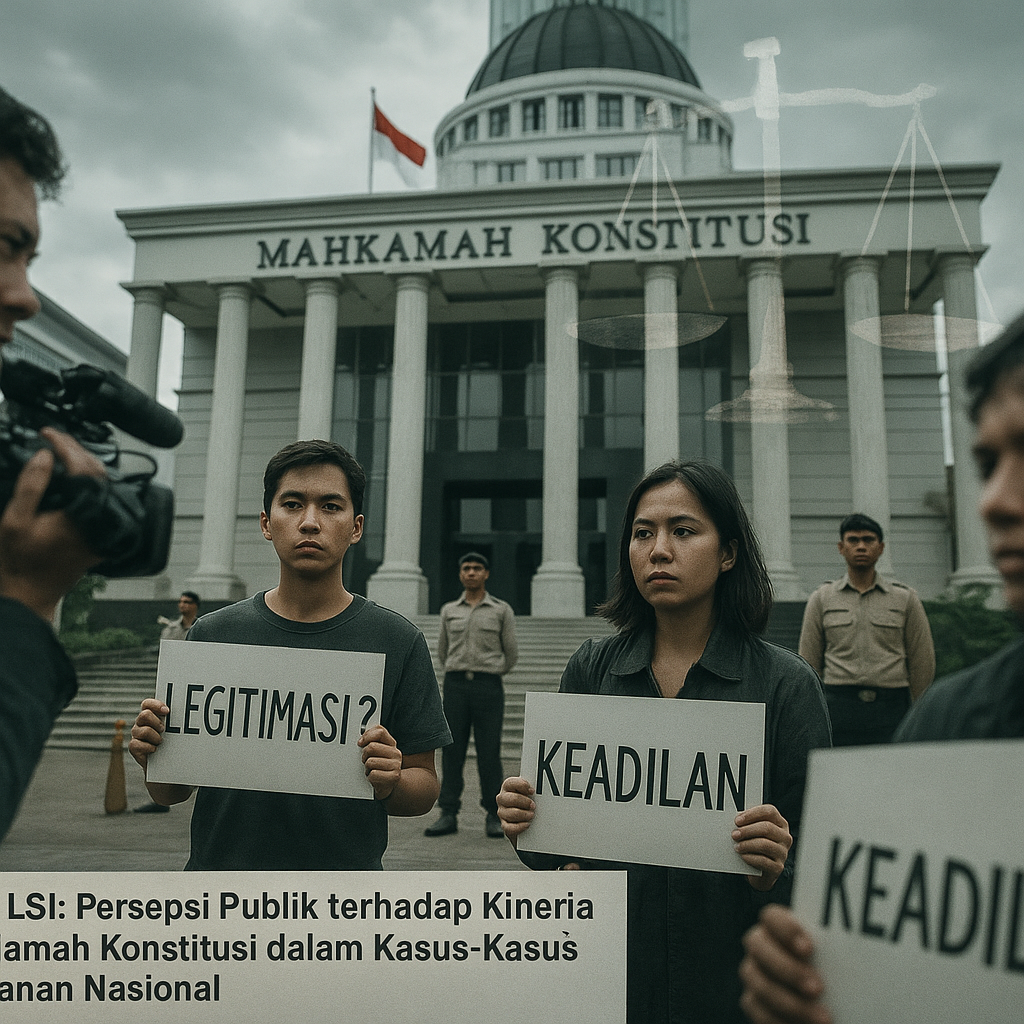 Kajian LSI: Persepsi Publik terhadap Kinerja Mahkamah Konstitusi dalam Kasus-Kasus Keamanan Nasional yang Kontroversial