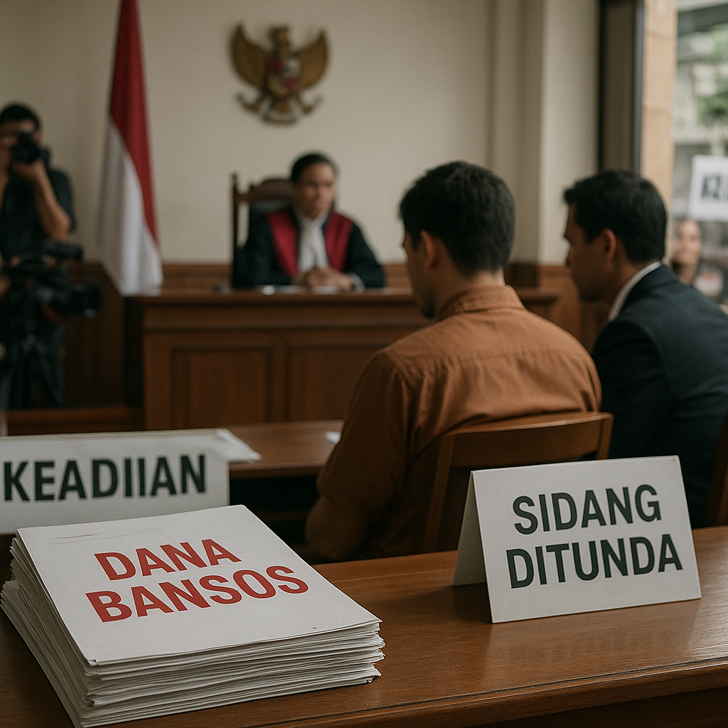 Pengadilan Tinggi Kabulkan Banding Terdakwa Korupsi Dana Bansos, Jadwal Sidang Ditunda