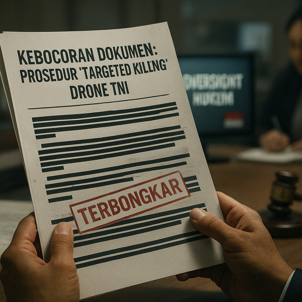Kebocoran Dokumen: Prosedur 'Targeted Killing' Drone TNI dan Pertanyaan tentang Oversight Hukum