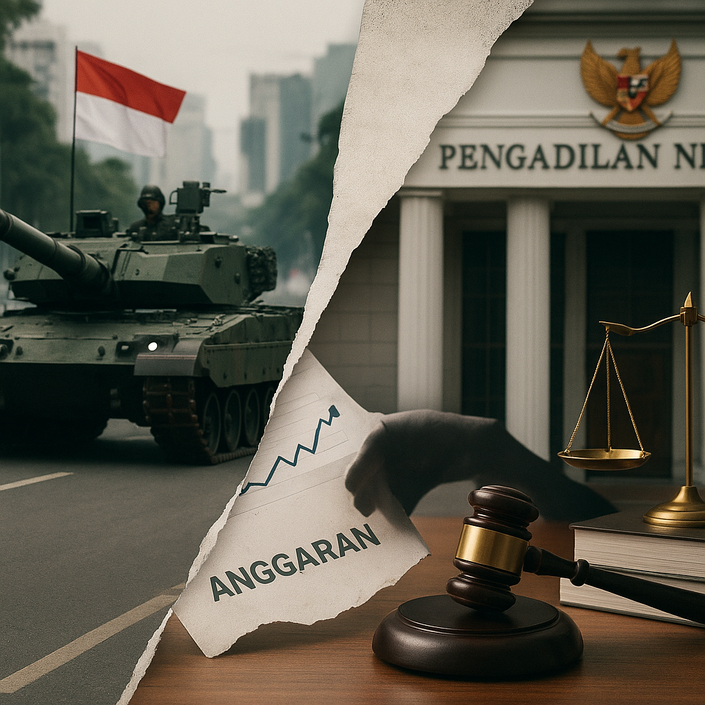 Peningkatan Anggaran Alutsista vs Penguatan Lembaga Hukum: Sebuah Dilema Etis Pembangunan Ketahanan Nasional