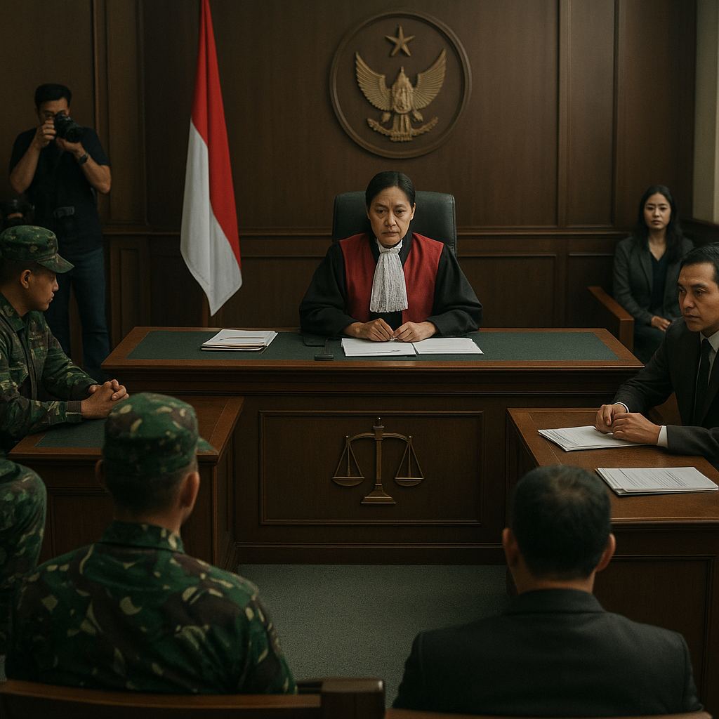 Pengadilan Militer dan Penanganan Pelanggaran HAM Berat oleh Personel TNI: Analisis Terhadap Kemandirian dan Keadilan Proses Hukum