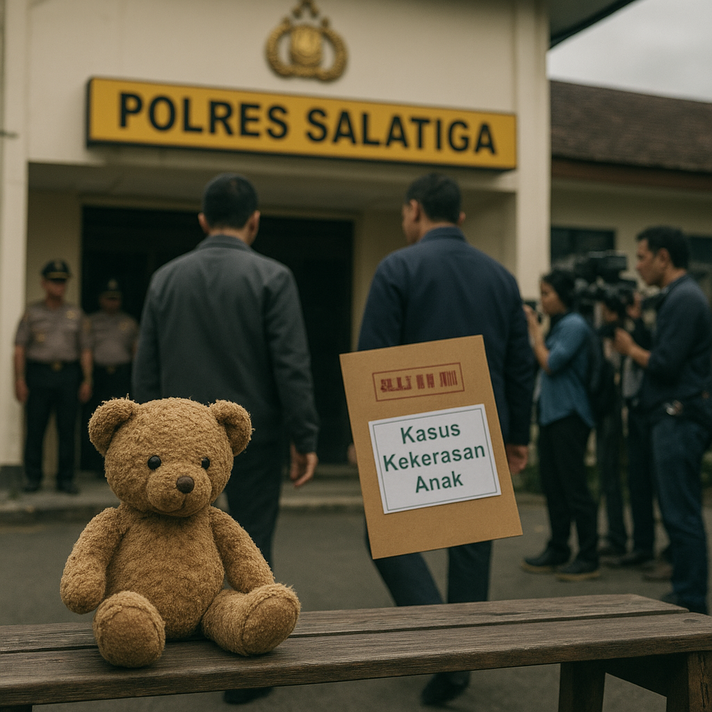 Polisi Salatiga Belum Finalisasi Kasus Penganiayaan Anak oleh Ayah dan Ibu Kandung