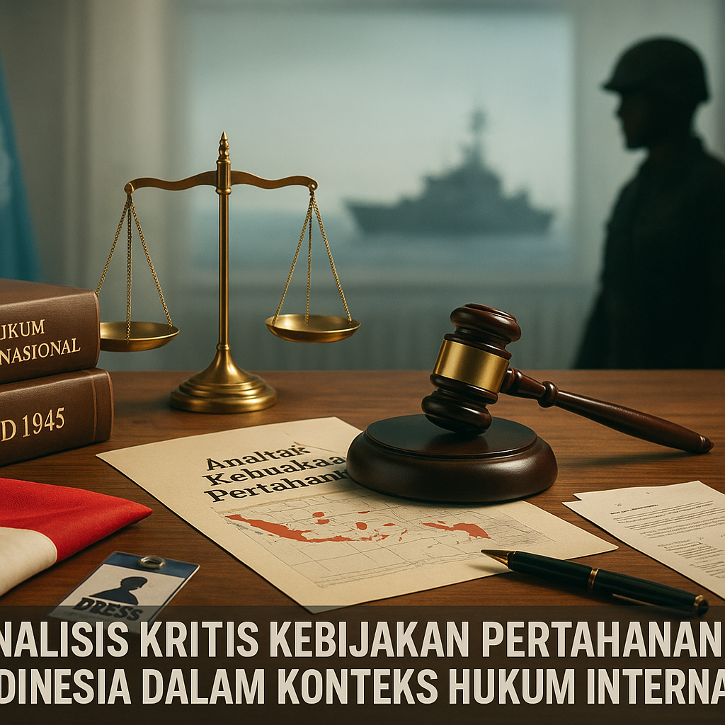Analisis Kritis Kebijakan Pertahanan Indonesia dalam Konteks Hukum Internasional