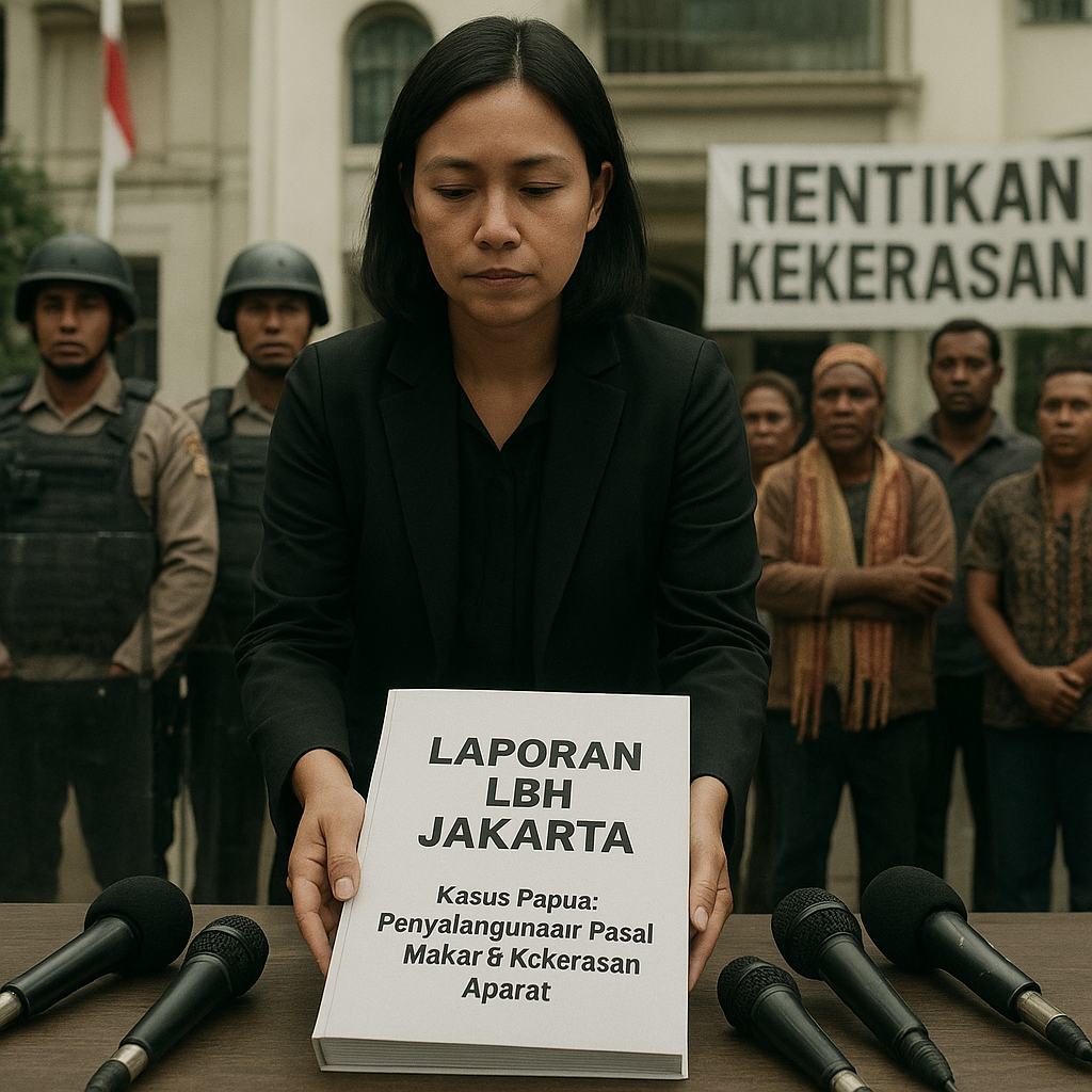 Kasus Papua: Laporan LBH Jakarta Soroti Penyalahgunaan Pasal Makar dan Kekerasan Berlebihan Aparat