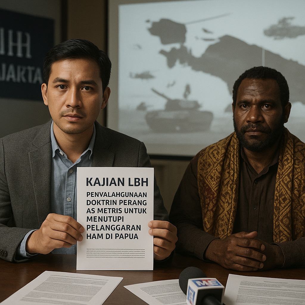 Kajian LBH: Penggunaan Doktrin 'Perang Asimetris' untuk Membungkus Pelanggaran HAM di Papua